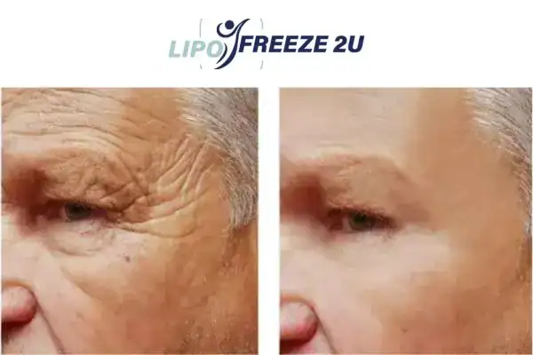 Mens before and after Morpheus 8 Ealing results.