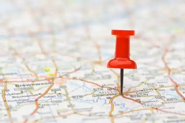 Image of locations Ealing pin in a map Lipo Freeze 2U.