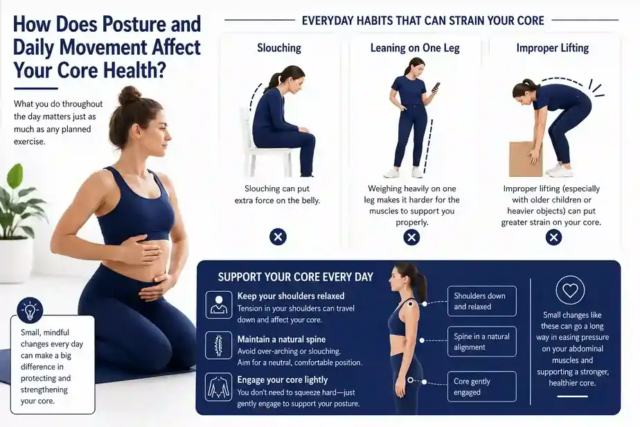 How Does Posture and Daily Movement Affect Your Core Health Ealing?