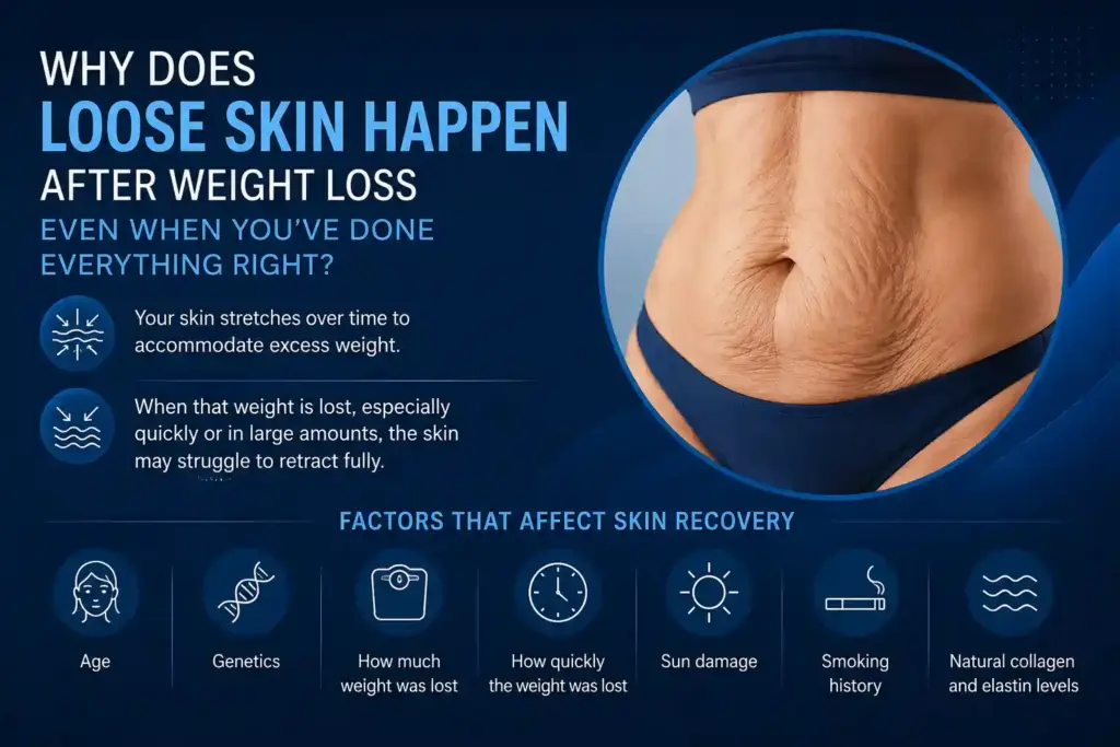 Why Does Loose Skin Happen After Weight Loss Even When You’ve Done Everything Right Ealing?
